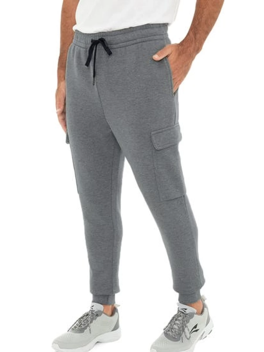 Lowes Men's Fleece-Lined Cargo Denim Skinny Track Pants for Comfort & Style