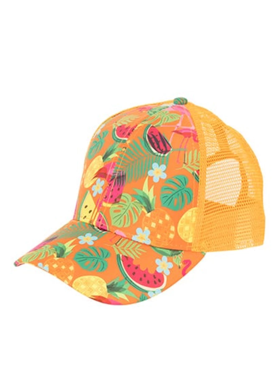 Cougars Men's Flamingo Print Baseball Cap - Stylish Fruity Design Peak Cap for Men