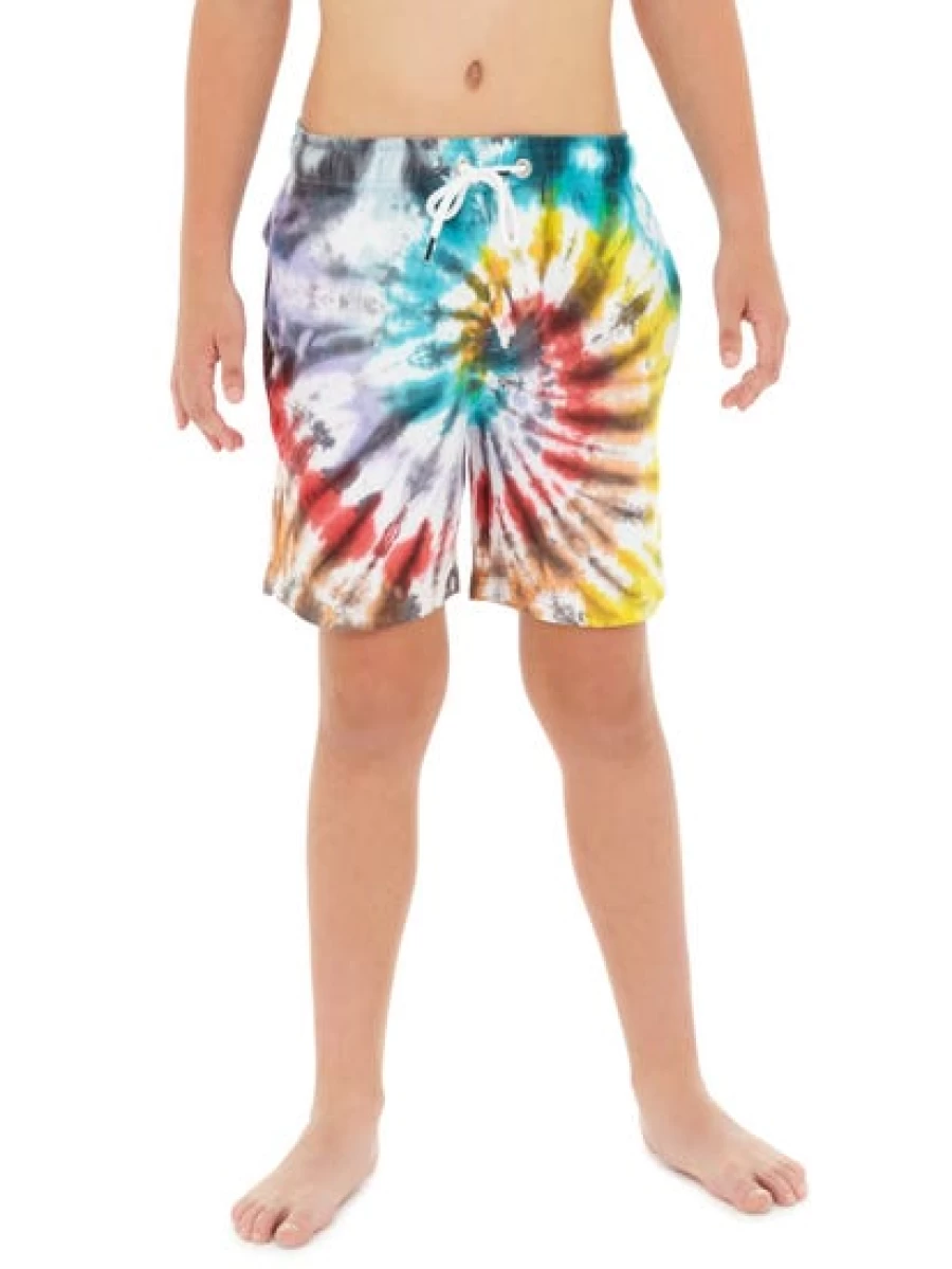 Lowes Kids Prodigy Multi-Color Tie Dye Print Shorts for Boys and Girls