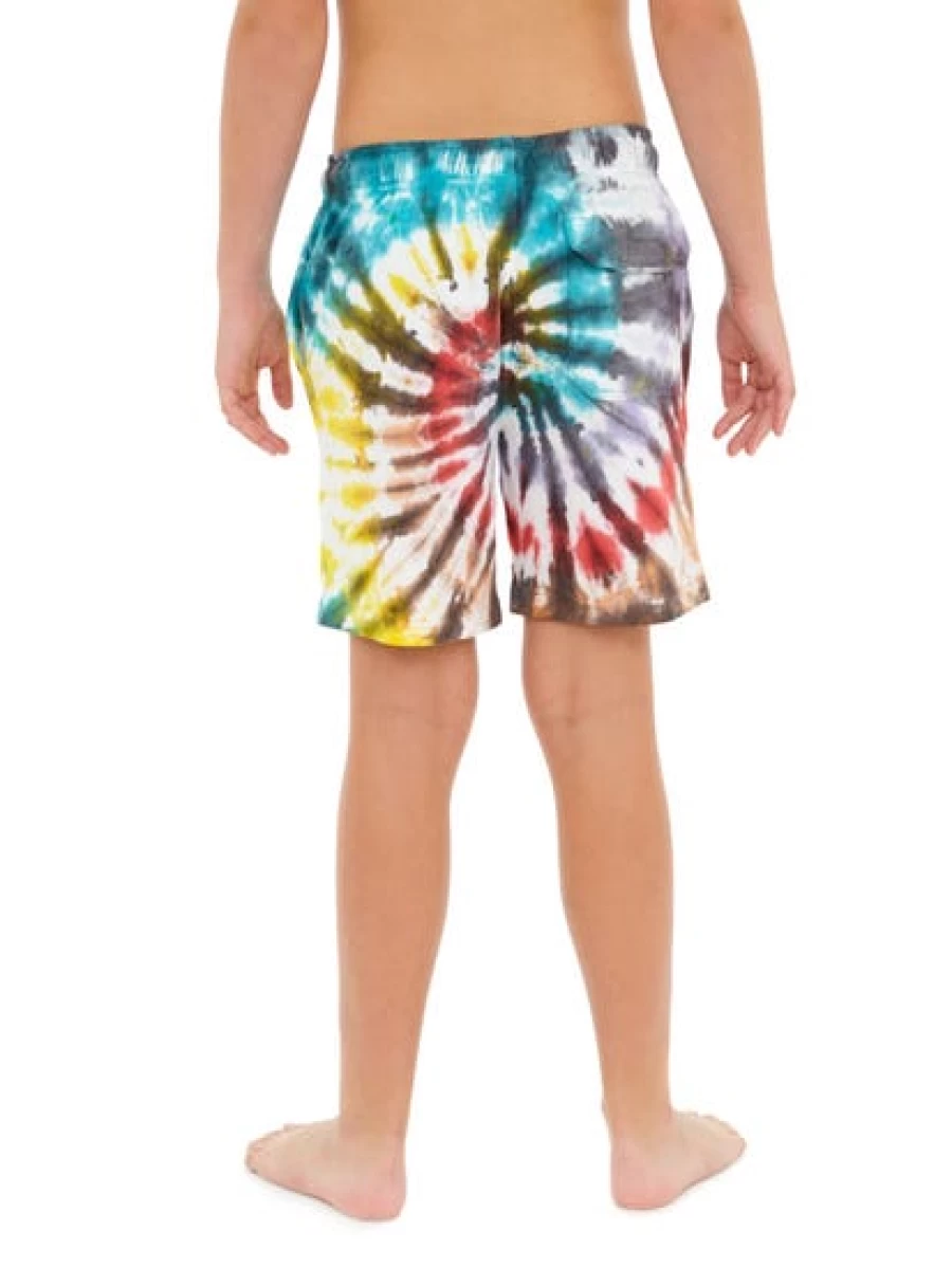 Lowes Kids Prodigy Multi-Color Tie Dye Print Shorts for Boys and Girls
