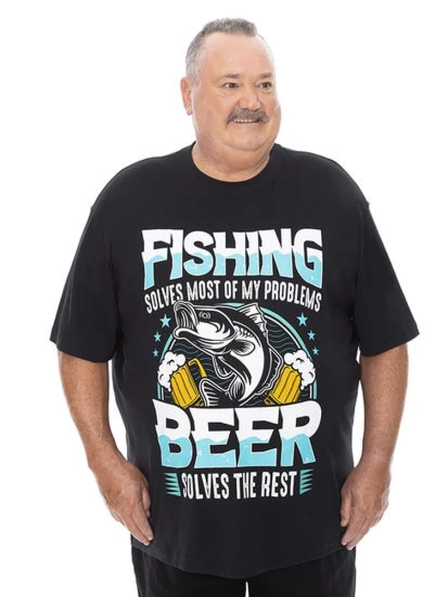 DBK Men's Beer Lover Graphic T-Shirt - Big & Tall Casual Tee for Beer Enthusiasts