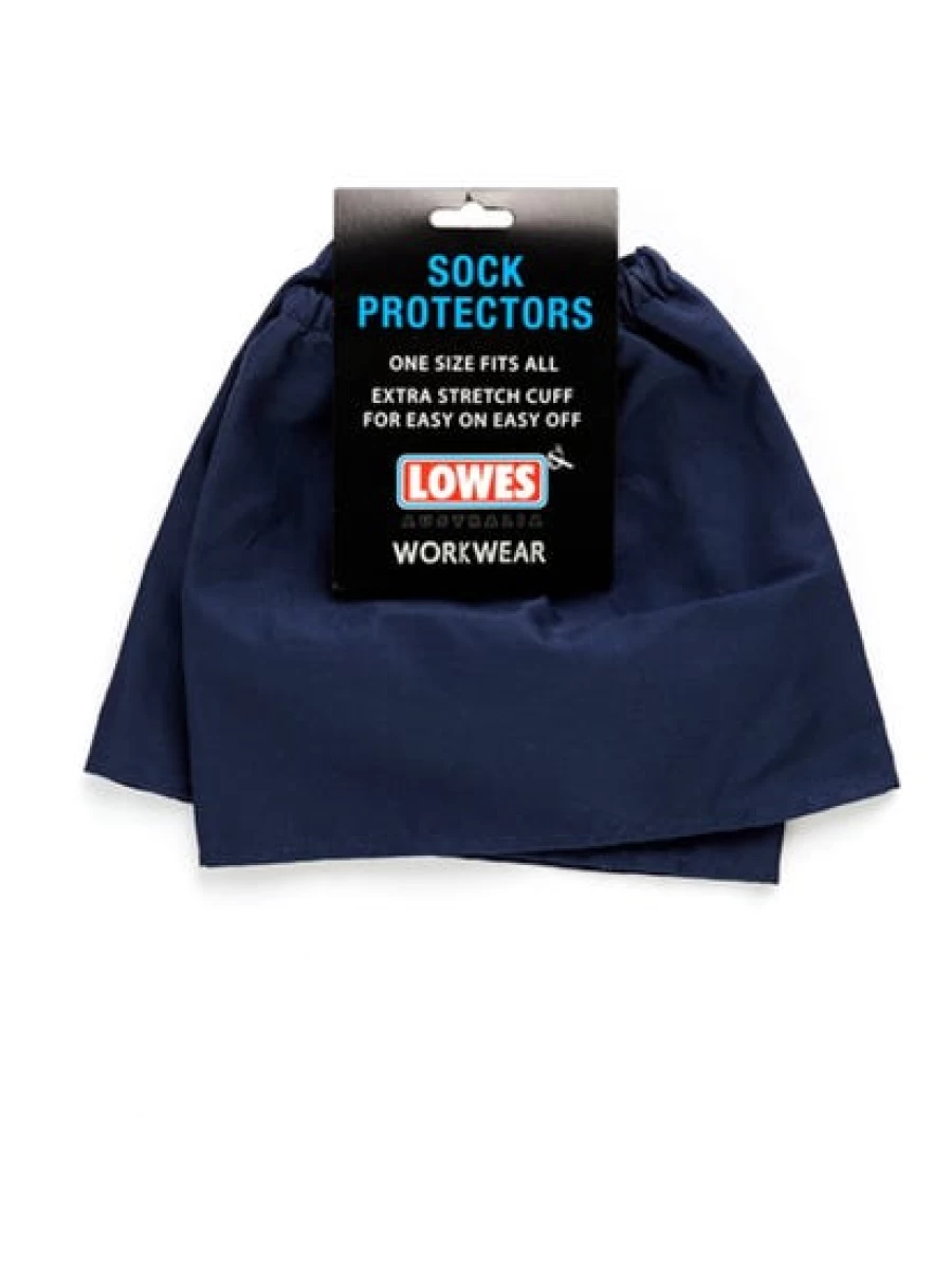 Lowes Men's Navy Blue Sock Protectors for Comfort and Durability