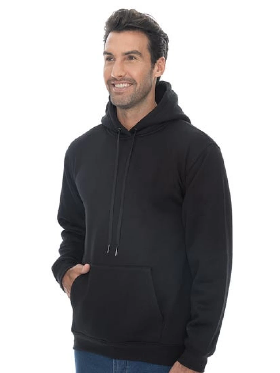 Lowes Men's Black Popover Hoodie - Stylish & Comfortable Pullover Sweatshirt