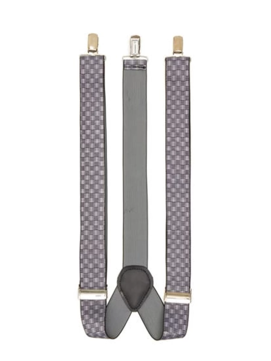 Lowes Men's Stylish Charcoal Gray Suspenders for Classic Outfits