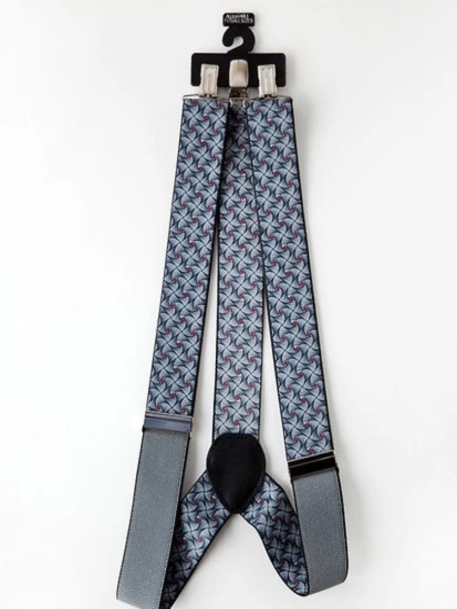 Lowes Men's Stylish Charcoal Gray Suspenders for Classic Outfits