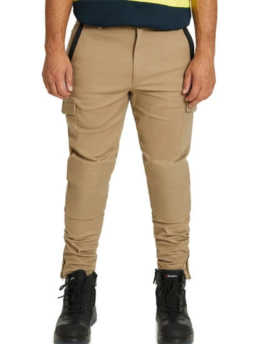 "Traders Men's 308 Stretch Khaki Work Pants - Comfortable Durable Office Casual Trousers"