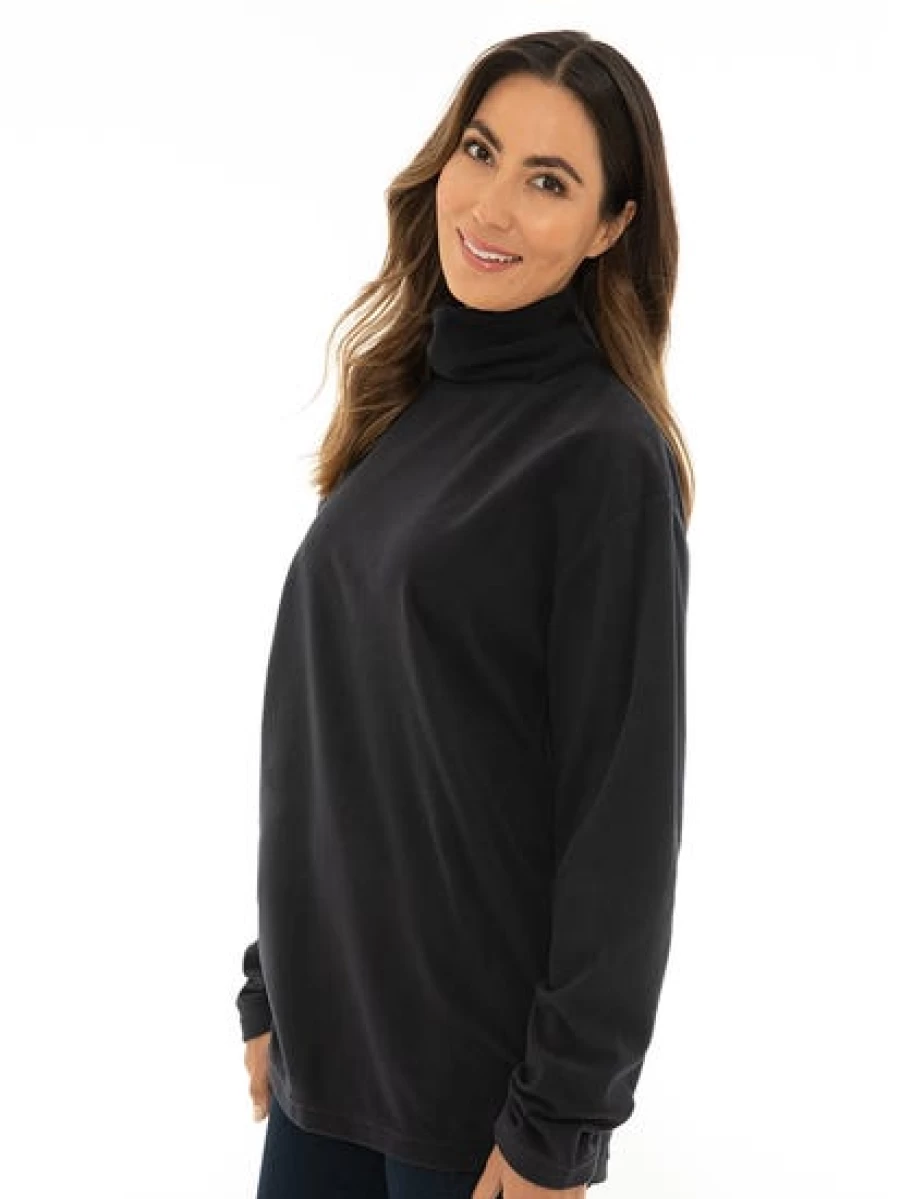 Men's Navy Polar Fleece Skivvy by Lowes - Warm Unisex Thermal Underwear
