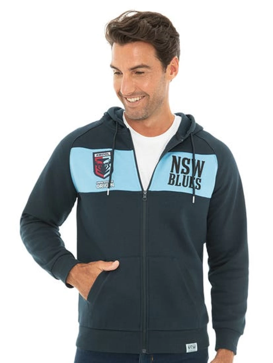 Licensed Men's NSW Zip-Up Hoodie - Premium Comfort & Style