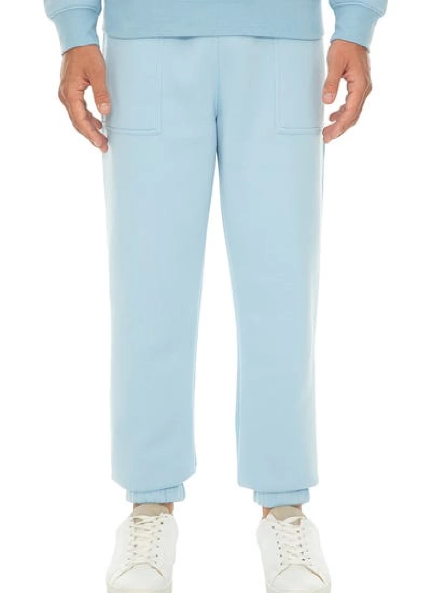 Lowes Men's Fleece Track Pants - Comfortable Blue Joggers for Casual Wear