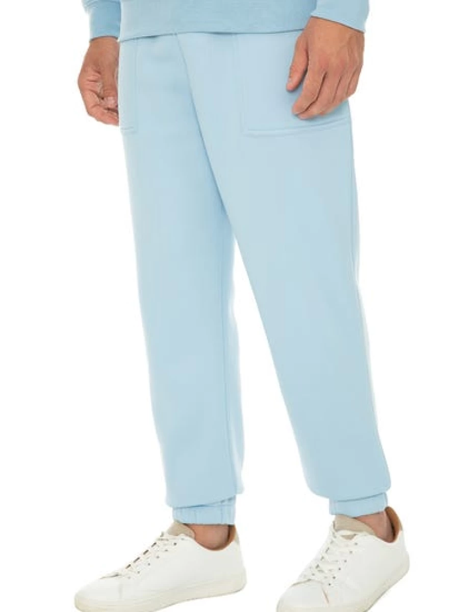 Lowes Men's Fleece Track Pants - Comfortable Blue Joggers for Casual Wear