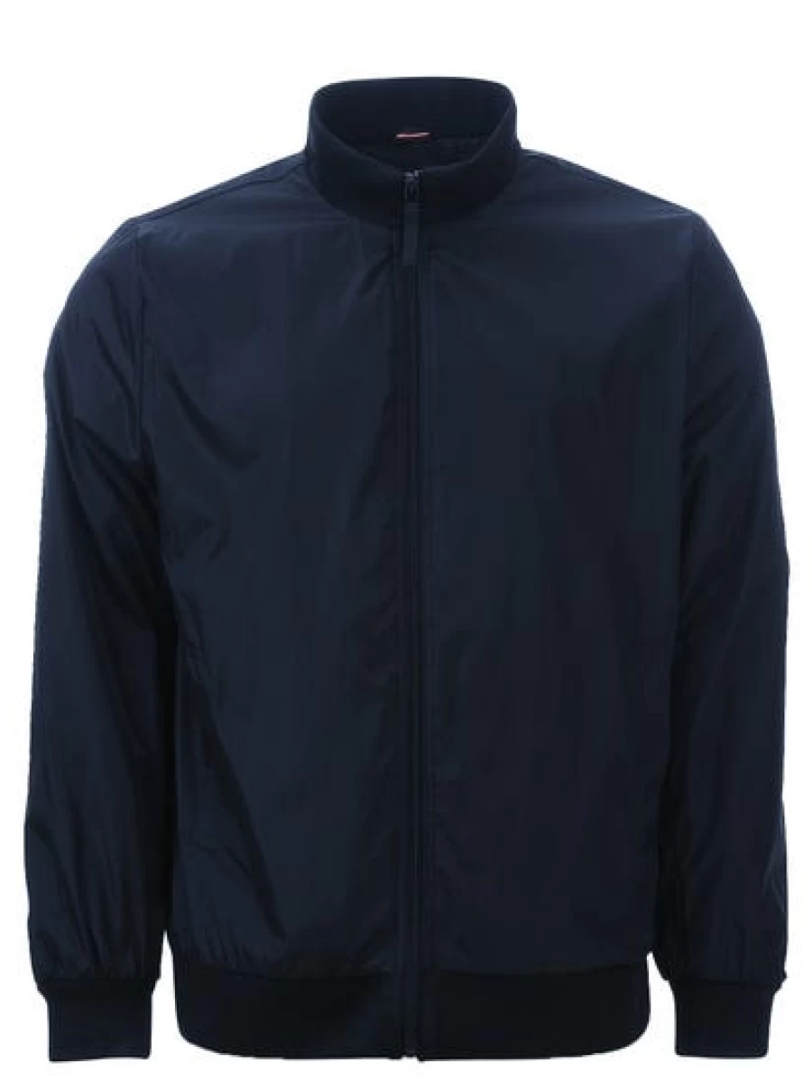 Iconic Soul Men's Navy Bomber Jacket – Classic Stylish Outerwear for Men