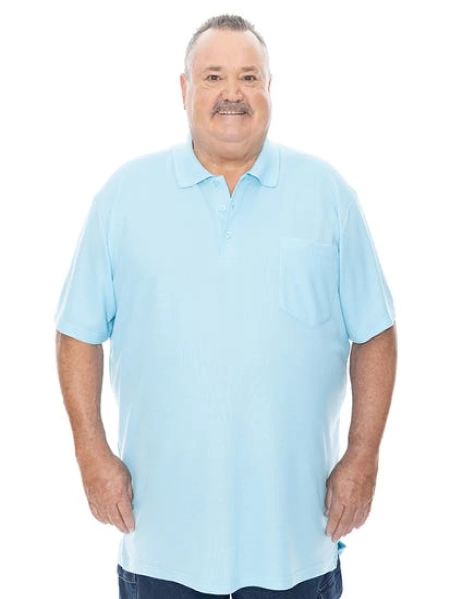 DBK Men's Aqua Collared Polo Shirt – Classic Fit, Breathable Fabric