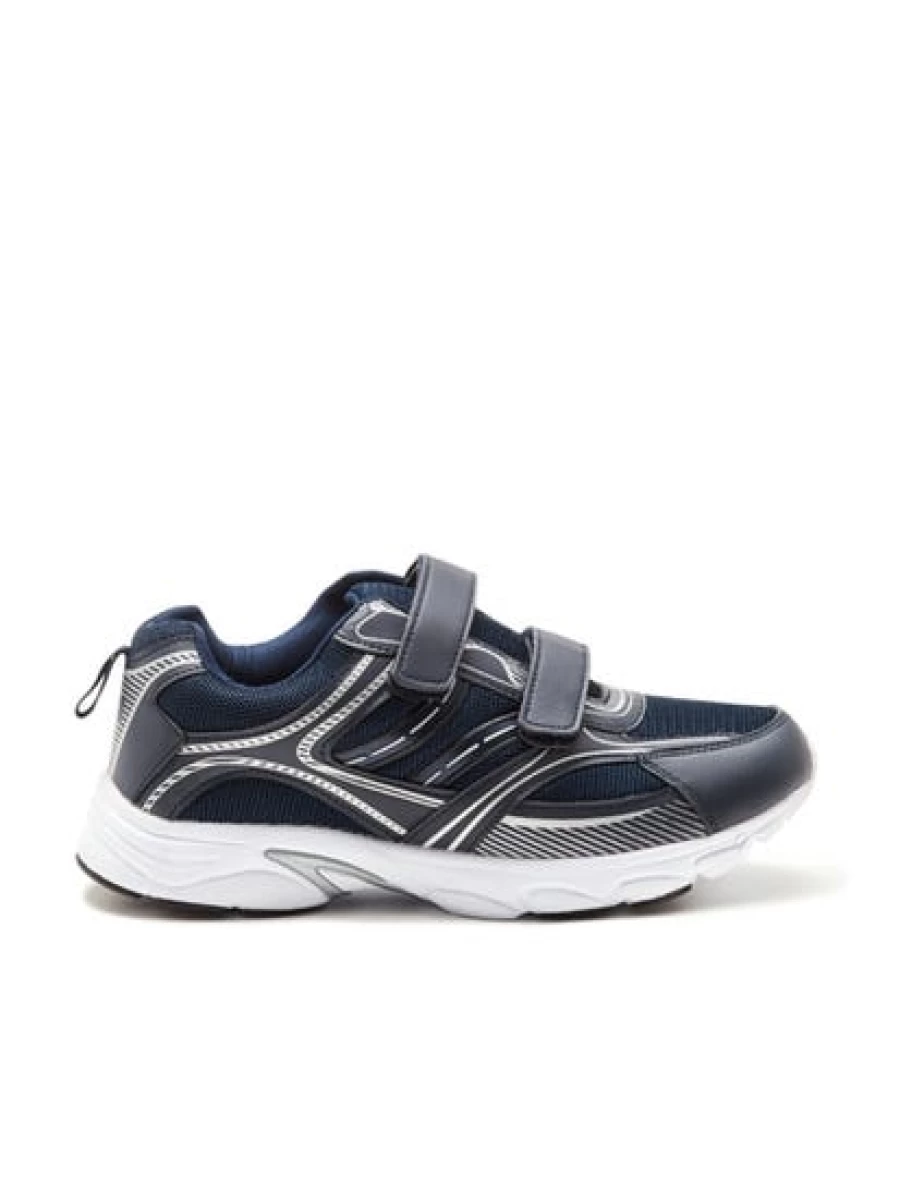 Maxsport Men's Navy Velcro Athletic Joggers - Comfortable Sport Pants for Running & Training