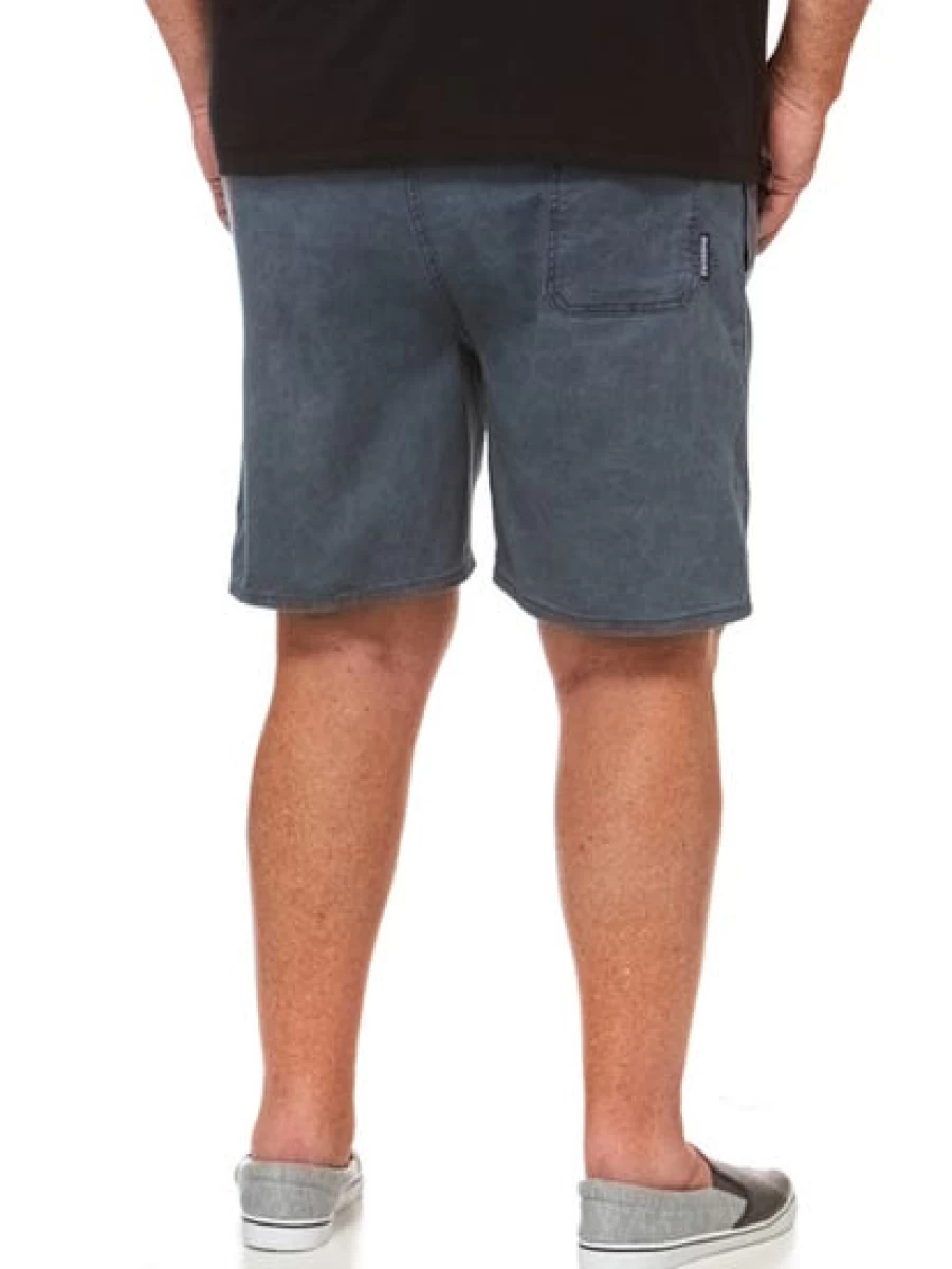 Lowes Men's Ruggers Pigment Dyed Navy Casual Shorts for Comfort & Style