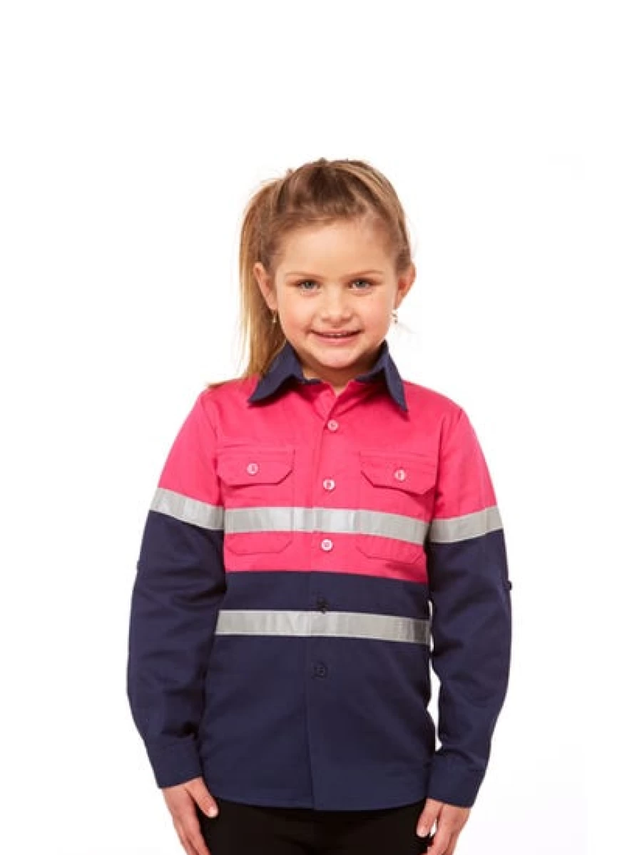 Lowes Men's Pink Work Shirt - Durable Casual Shirt for Men