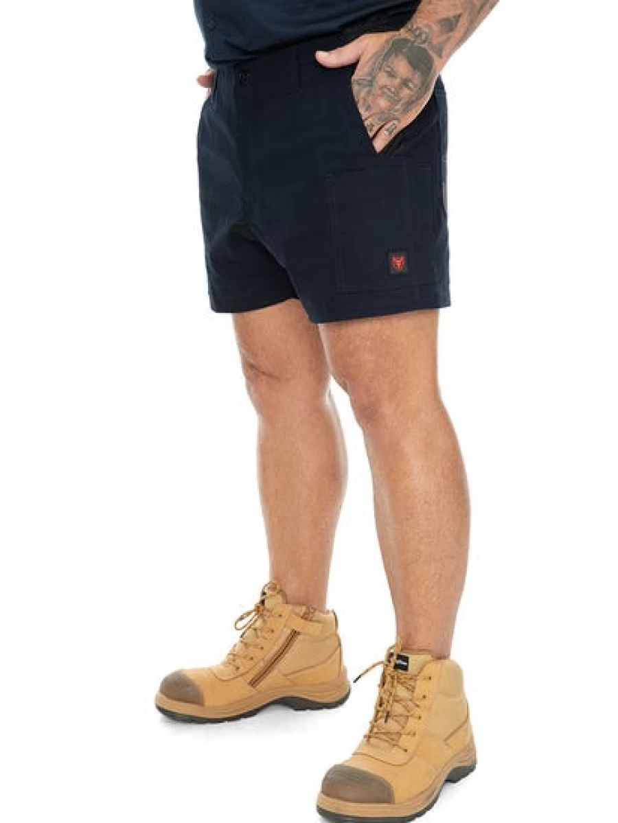 Traders Men's Navy Ripstop Work Shorts Durable Utility Shorts for Men
