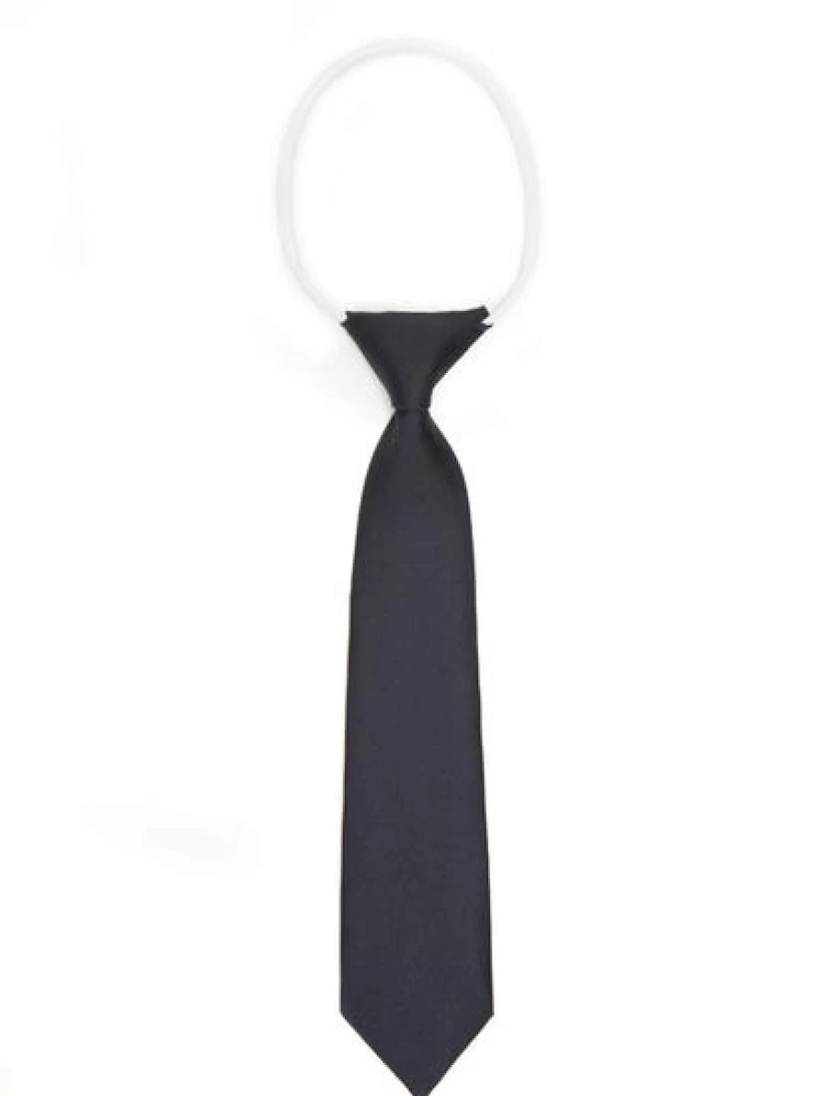 Lowes Men's Classic Navy Blue Necktie - Premium Silk Formal Tie for Business & Wedding