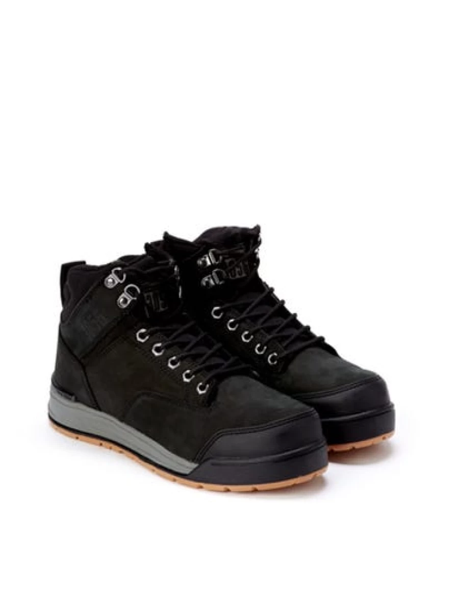 Hard Yakka Men's Black Lace-Up Safety Work Boots