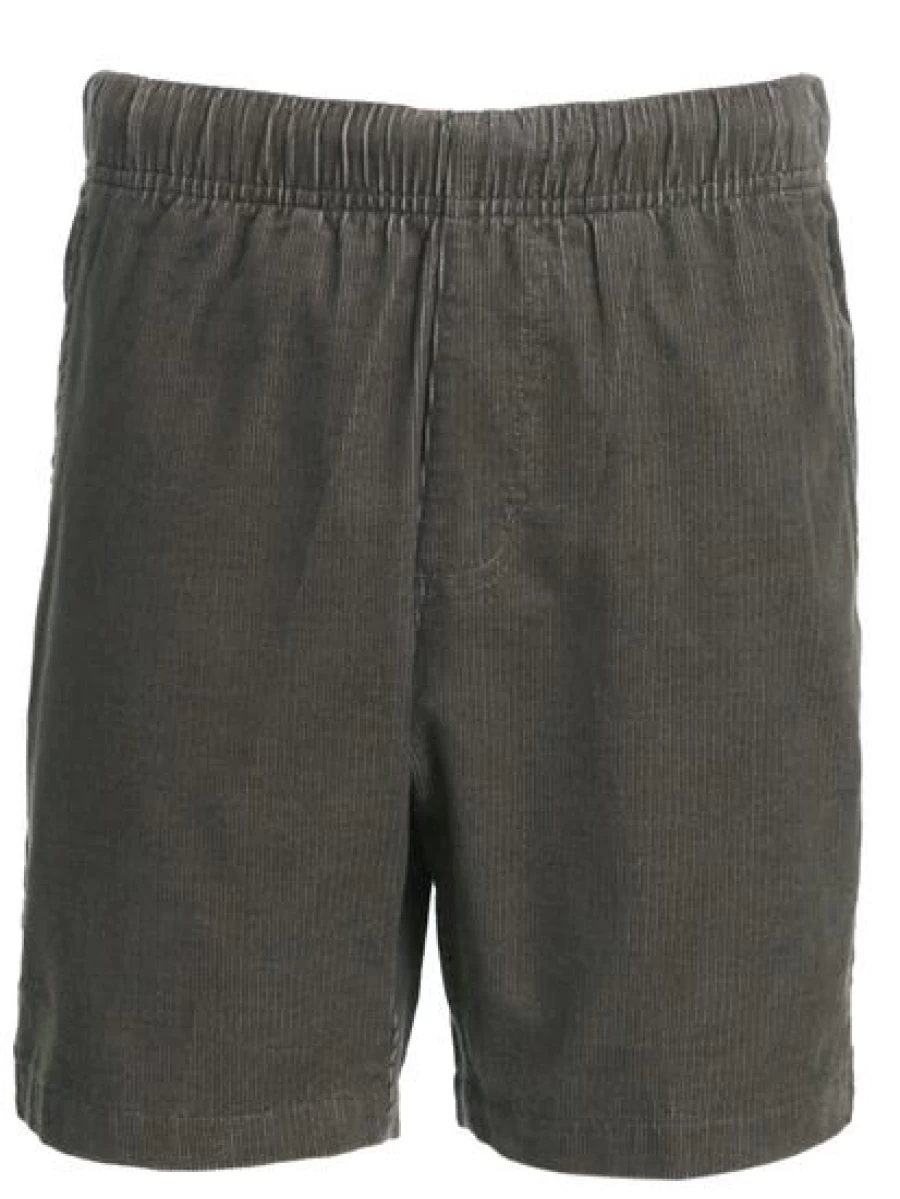 Men's Grey Corduroy Shorts by Iconic Soul - Classic Comfort & Style