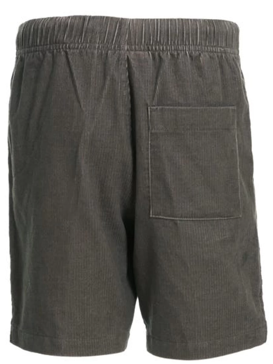 Men's Grey Corduroy Shorts by Iconic Soul - Classic Comfort & Style