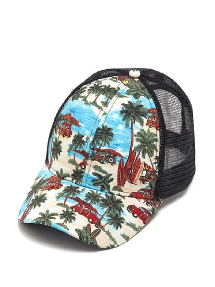 Lowes Men's Cougars Tiki Bars & Cars Adjustable Net Back Baseball Cap