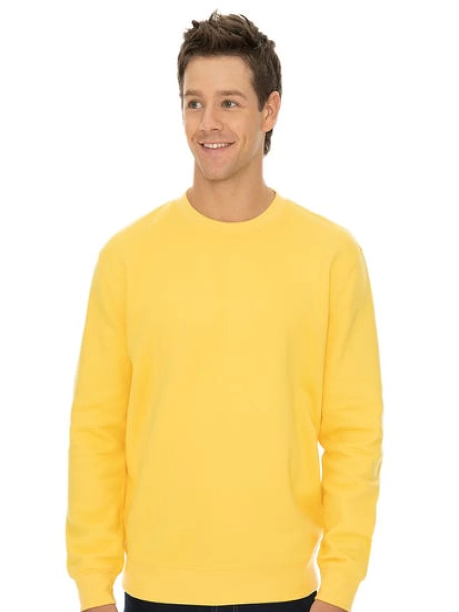 Lowes Men's Fleece Sloppy Joe Jacket in Butter Color