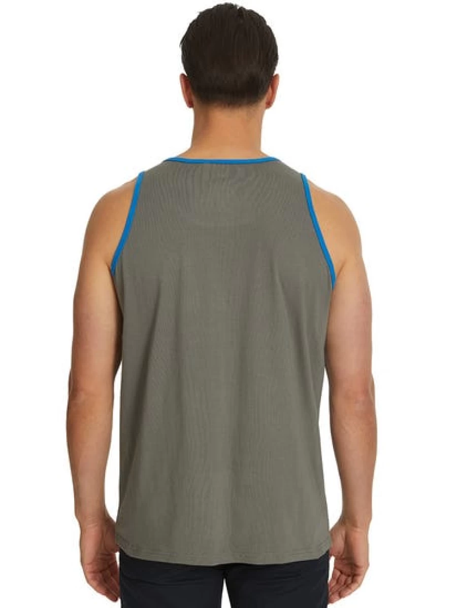 Licensed Ford Mustang Logo Grey Muscle Tank Top for Men