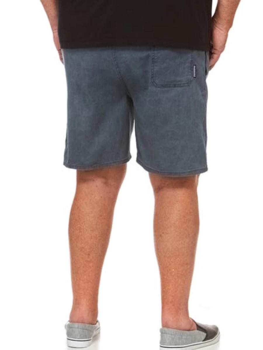 Lowes Men's Ruggers Pigment Dyed Navy Casual Shorts for Comfort & Style