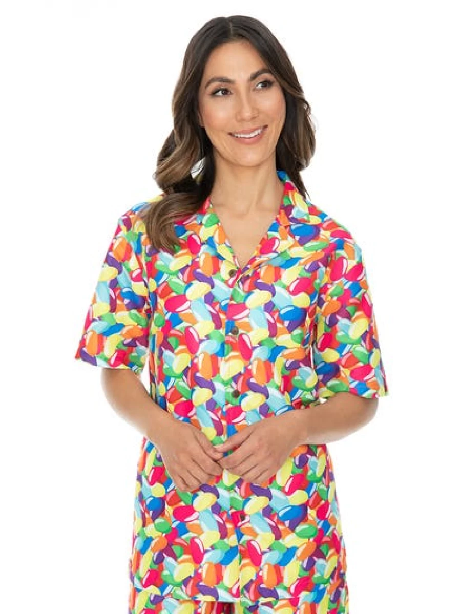 Pacifica Unisex Matching Party Shirt - Colorful Jelly Bean Print Family Outfit