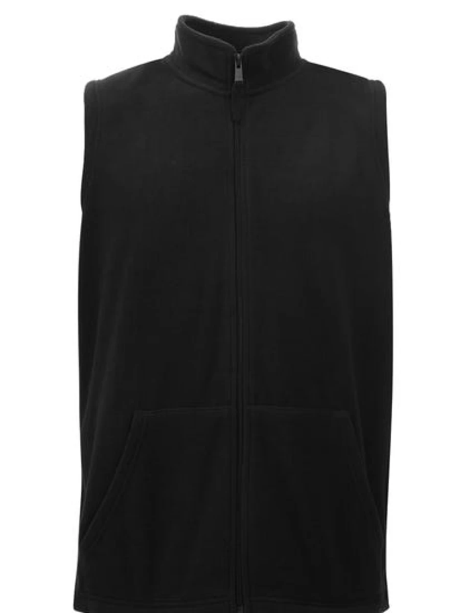 Iconic Soul Men's Black Polar Fleece Vest - Lightweight Warm Winter Jacket