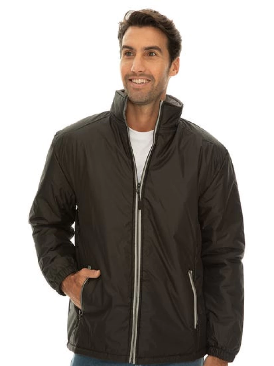 BARRON Men's Black Puffer Jacket - Lightweight Warm Winter Coat