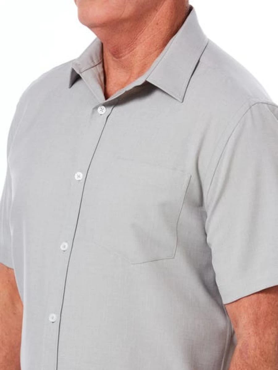 Lowes Men's Premium Silver Microfiber Shirt - Comfort & Style