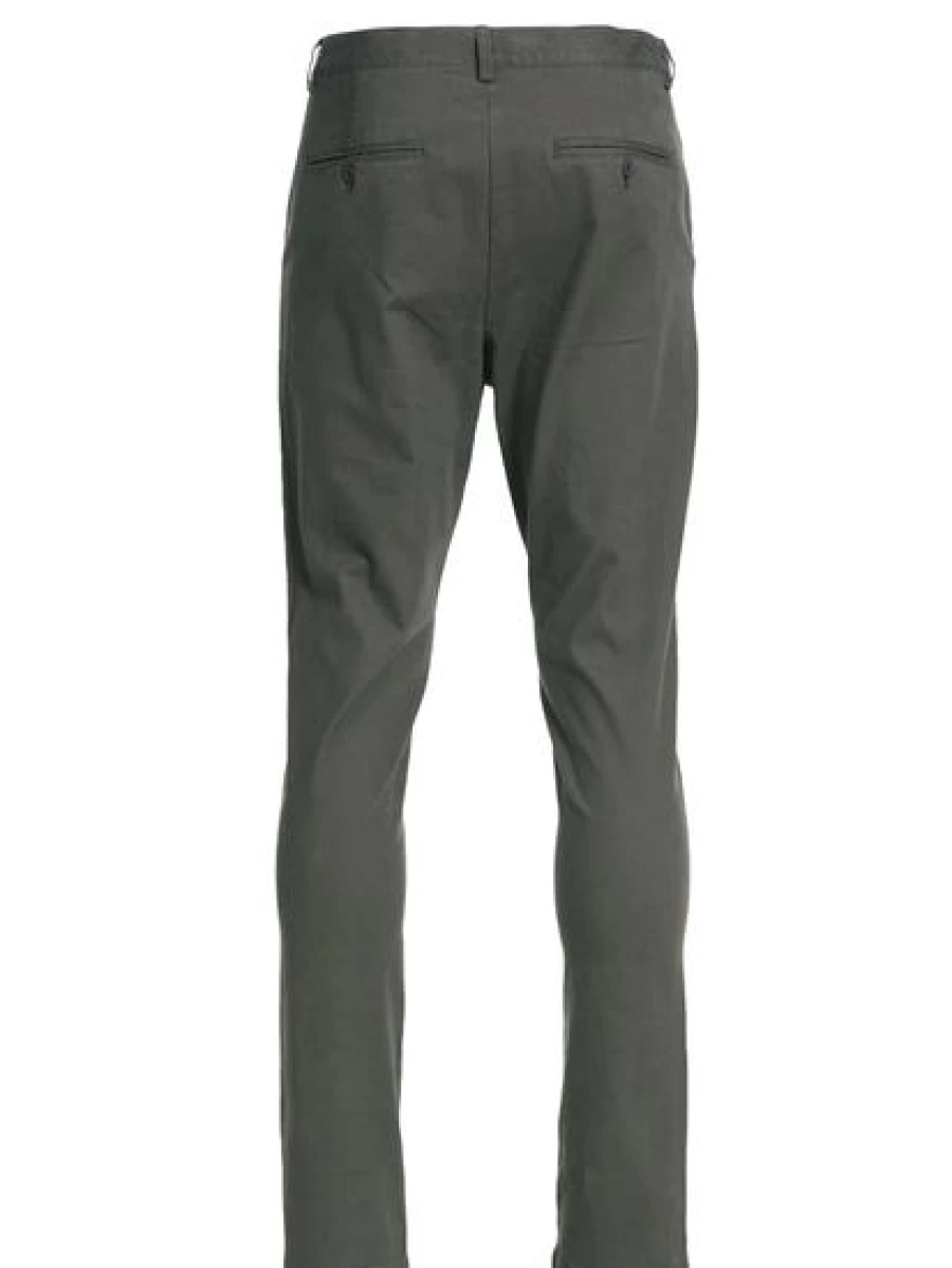 Men's Iconic Soul Grey Chino Pants - Classic Fit Casual Trousers for Men