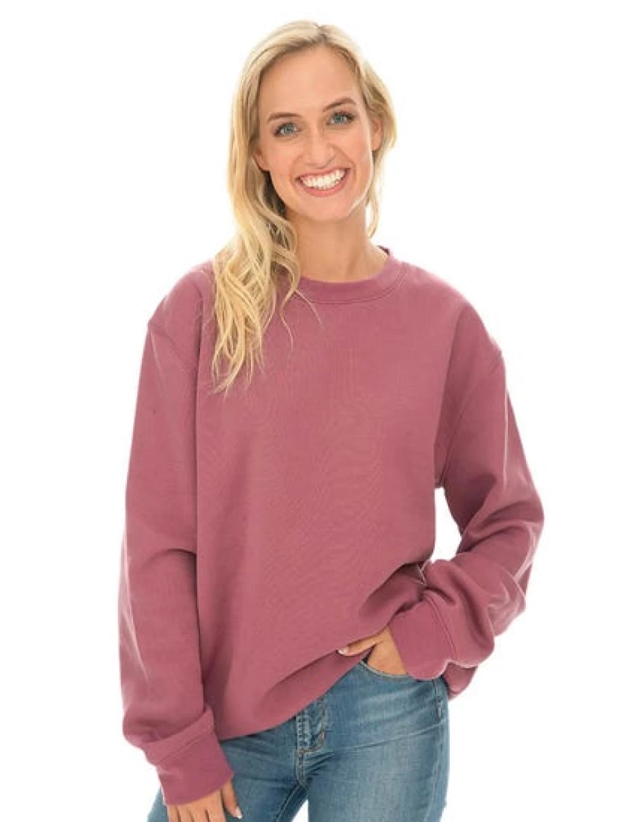 Lowes Unisex Cotton Crew Neck Sloppy Joe T-Shirt - Comfortable Casual Grape Color Top