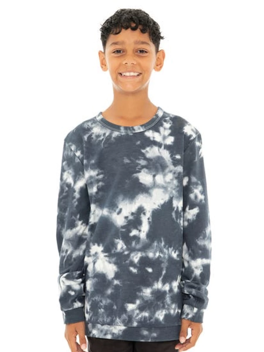 Lowes Kids Blue and White Tie-Dye Sweater for Children