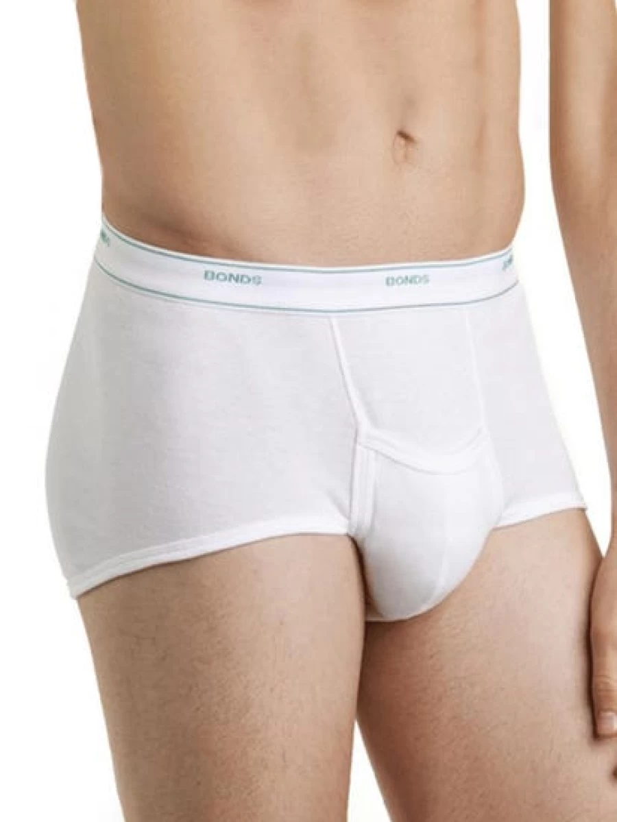 Bonds Men's Support Briefs 2-Pack - Comfortable & Breathable Underwear