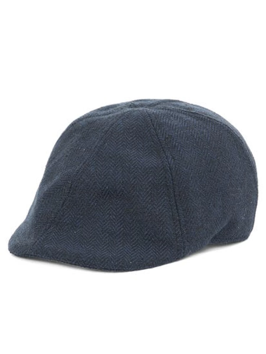 Lowes Men's Classic Driving Cap in Navy Blue - Vintage Style Flat Cap for Casual Wear