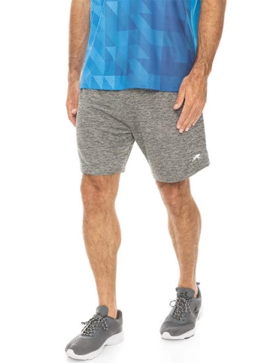 Cougars Men's Active Athletic Shorts - Light Grey Workout Running Gym Shorts for Men
