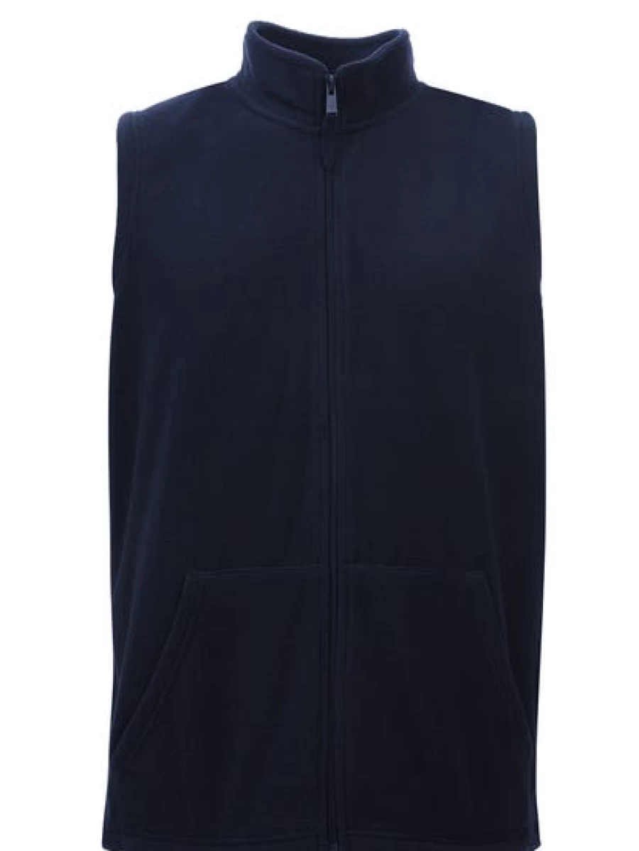 Iconic Soul Men's Navy Polar Fleece Vest - Lightweight Warm Winter Jacket for Men