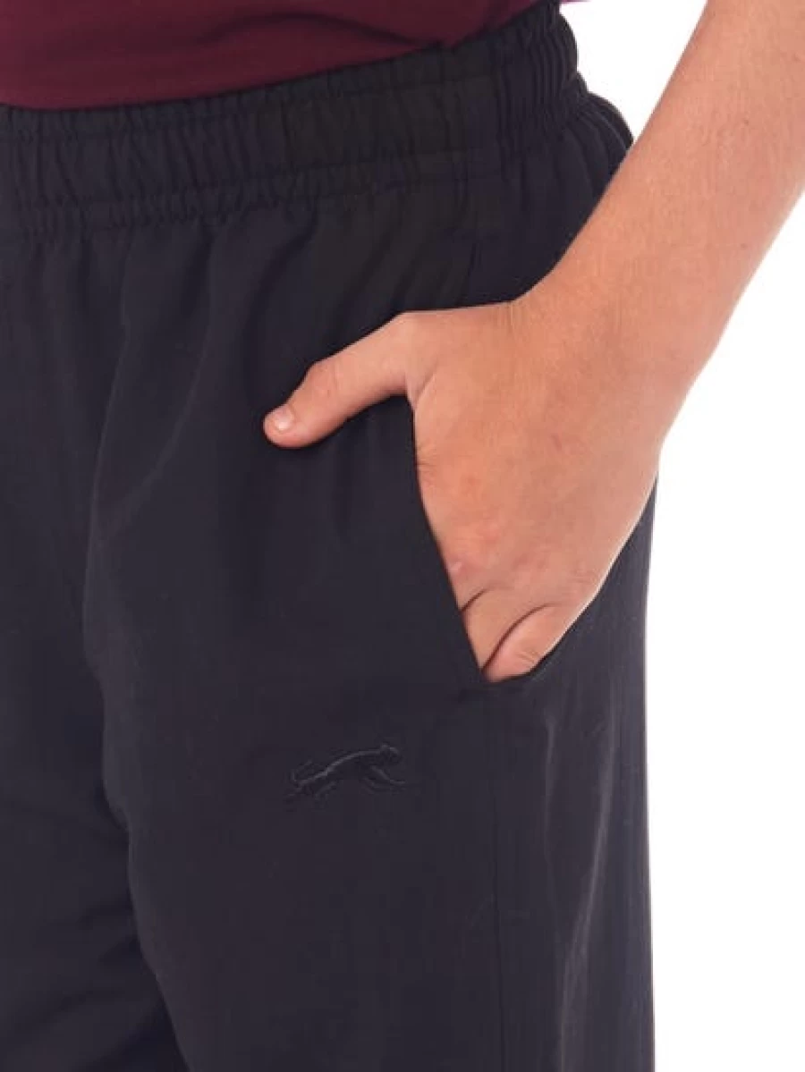 Cougars Kids Microfibre Black Track Pants - Lightweight & Comfortable Athletic Wear for Boys
