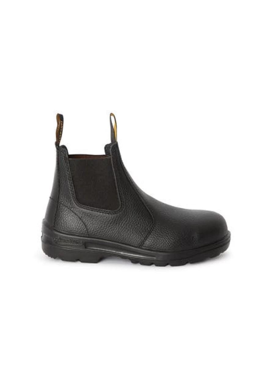 Blundstone 330 Black Men's Safety Work Boots - Steel Toe, Slip Resistant, Premium Leather