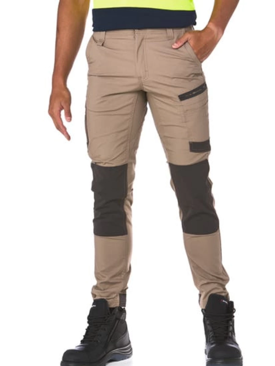 Hard Yakka Men's Desert Raptor Slim Fit Work Pants - Durable & Comfortable