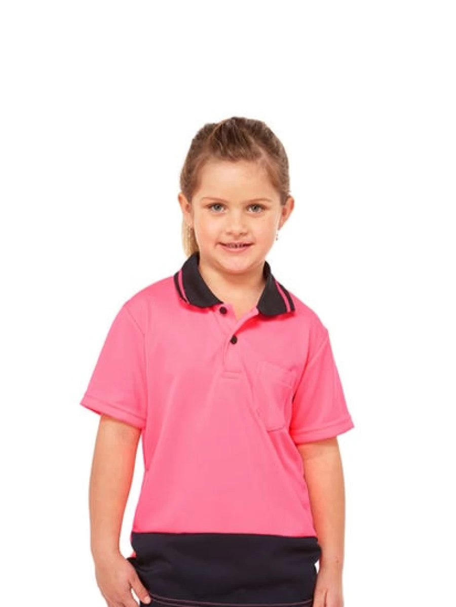 Lowes Men's High-Visibility Pink Polo Shirt