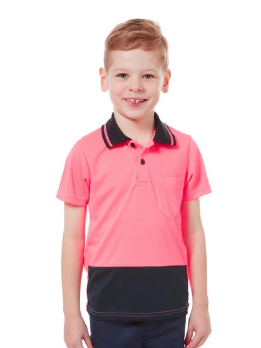 Lowes Men's High-Visibility Pink Polo Shirt