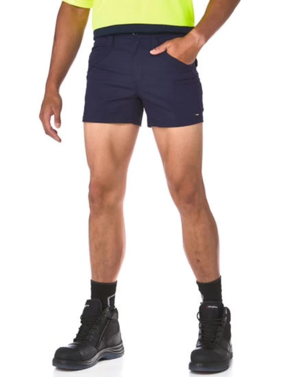 King Gee Men's Navy Utility Shorts - Durable Work Shorts for Men