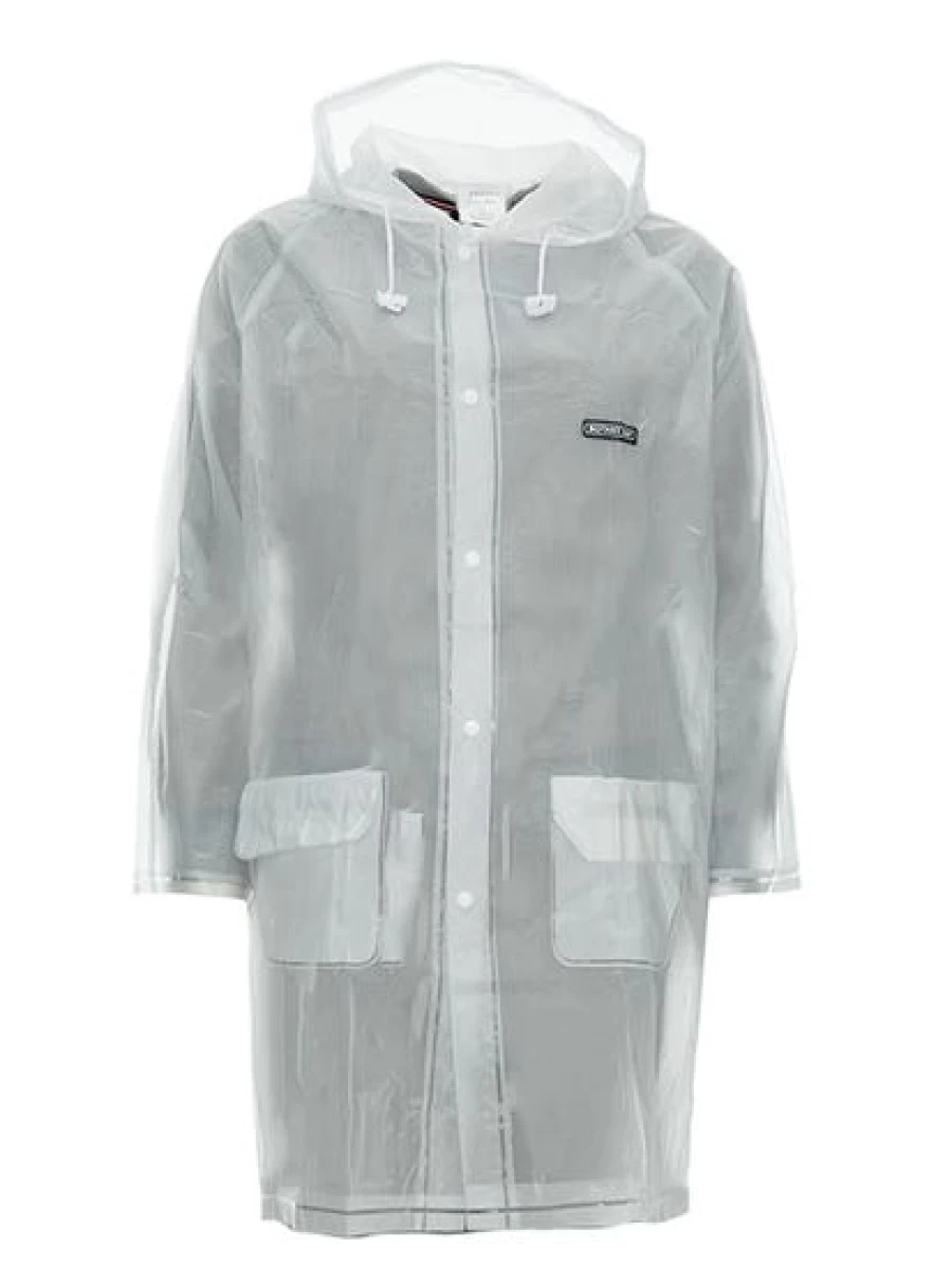 Lowes Men's Transparent Waterproof Raincoat for Clear Weather Protection