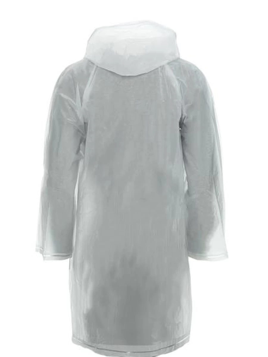 Lowes Men's Transparent Waterproof Raincoat for Clear Weather Protection