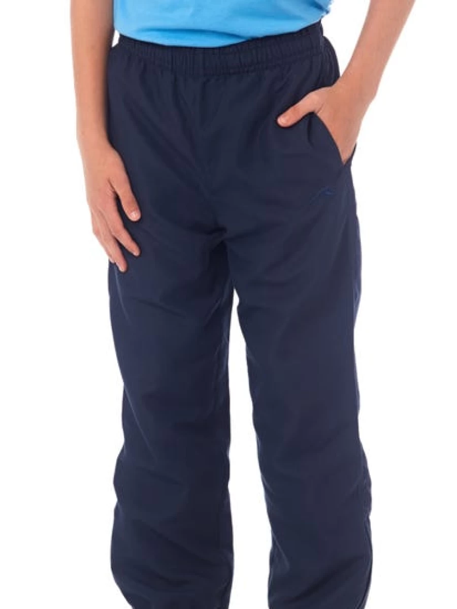 Cougars Kids Navy Microfibre Track Pants for Boys - Comfortable Athletic Running Joggers