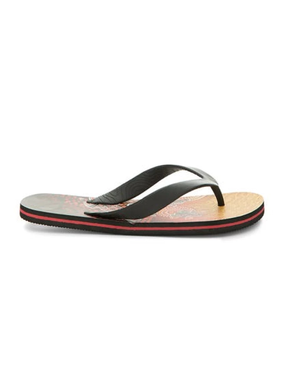 Men's Plugger Thongs Orange Indigenous - Traders Comfort Sandals