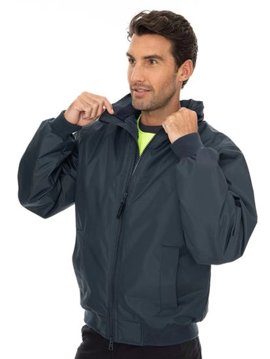 Lowes Men's Navy Bomber Jacket - Security Style Lightweight Outerwear
